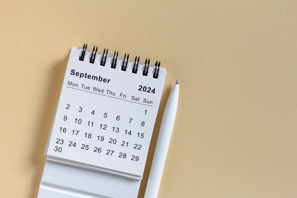 Start of school calendar