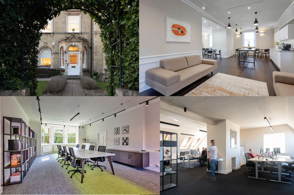 Collage of Burleigh House photos