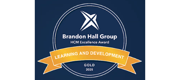 Brandon Hall Group Learning and Development Gold Award Winners 2025